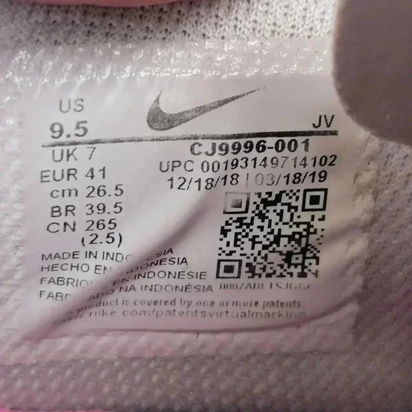 Nike Air Max Motion 2 'Pure Platinum Fuchsia' - 9.5 - Picture 9 of 9